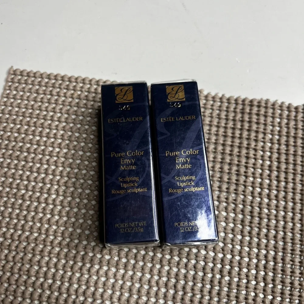 2pc Estee Lauder Pure Color Envy Matte Sculpting Lipstick 549 Dilemma 0.12oz New